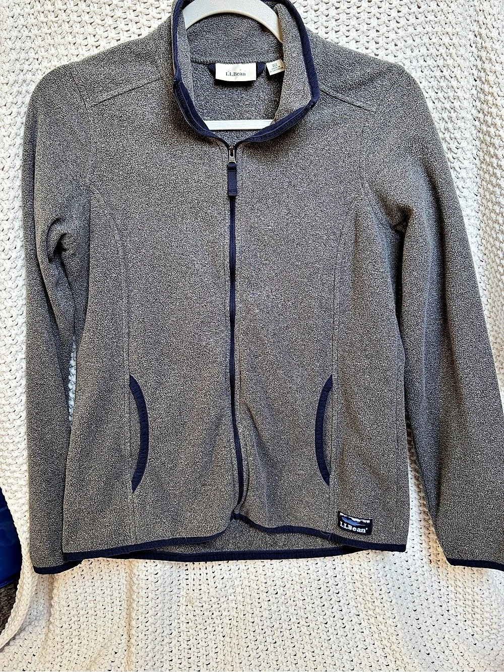 L.L.Bean Women’s Gray Fleece Jacket Size Extra Small